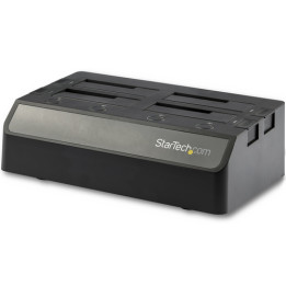 StarTech.com Docking Station per Hard Disk 4 Slot, USB 3.1/SATA 2.5-3.5" - Box esterno - 2,5" / 3,5" condivisi - SATA 6Gb/s - U