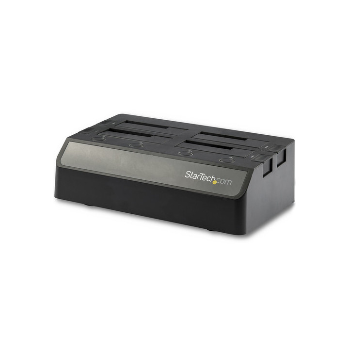 StarTech.com Docking Station per Hard Disk 4 Slot, USB 3.1/SATA 2.5-3.5" - Box esterno - 2,5" / 3,5" condivisi - SATA 6Gb/s - U
