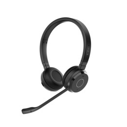 Jabra Evolve 65 TE Stereo - Cuffie con microfono - over ear - Bluetooth - senza fili - USB-A tramite adattatore Bluetooth - iso