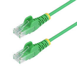 StarTech.com 50cm Green Slim CAT6 Ethernet Cable, Snagless, 28AWG, LSZH - Cavo patch - RJ-45 (M) a RJ-45 (M) - 50 cm - 3.6 mm -