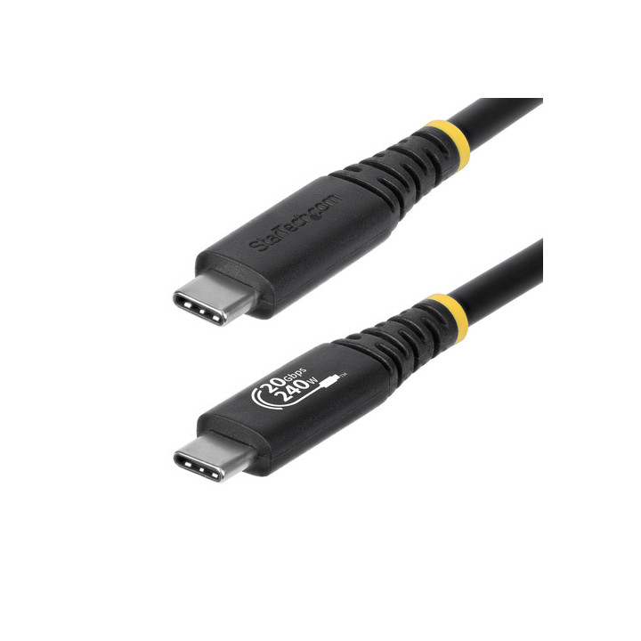 StarTech.com - Cavo USB - USB-C (M) a USB-C (M) - USB4 / Thunderbolt 3 / Thunderbolt 4 / DisplayPort 1.4 - 2 m - supporta 4K 12