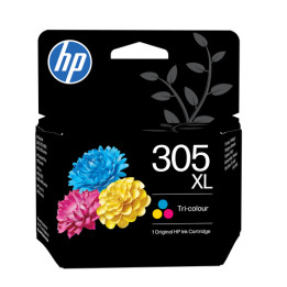 HP 305XL - 5 ml - Alta resa - colore (ciano, magenta, giallo) - originale - cartuccia d'inchiostro - per Deskjet 23XX, 27XX, 28