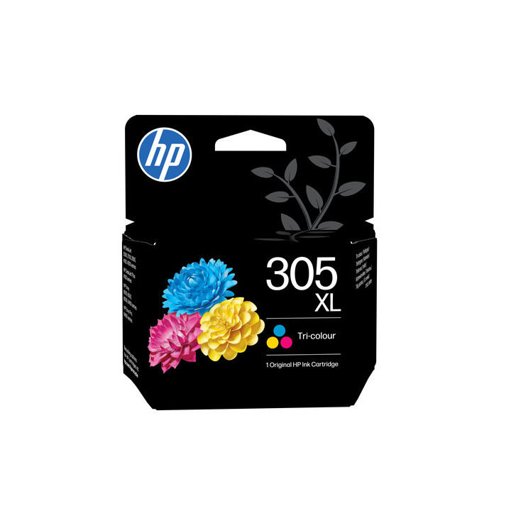 HP 305XL - 5 ml - Alta resa - colore (ciano, magenta, giallo) - originale - cartuccia d'inchiostro - per Deskjet 23XX, 27XX, 28