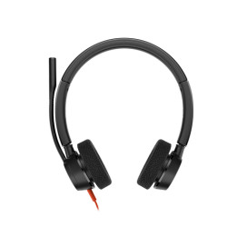 Poly Blackwire 3320 Stereo Microsoft Teams Certified USB-C Headset +USB-C/A Adapter - Replaces Poly SKU 214013-101 - HP