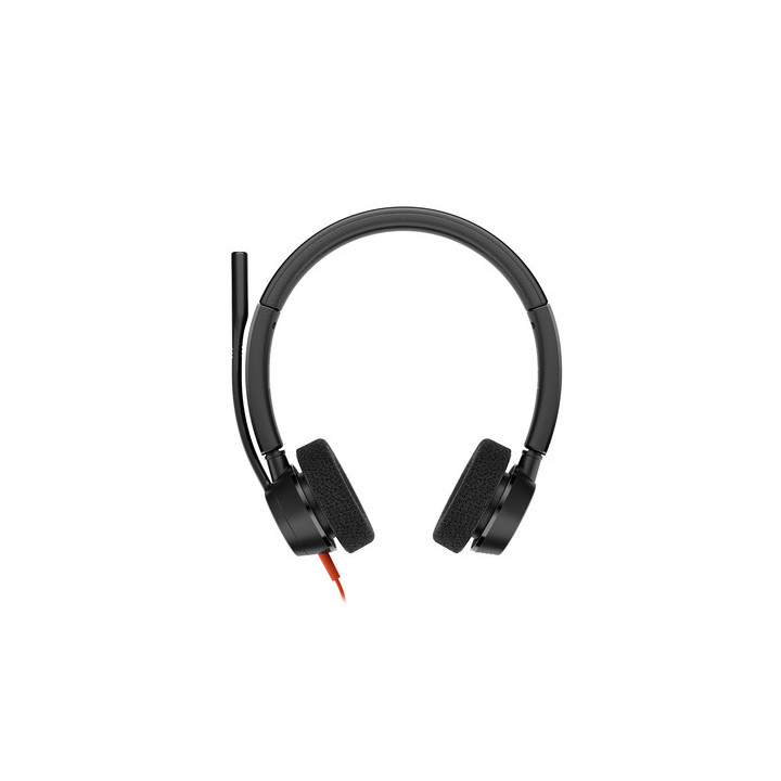 Poly Blackwire 3320 Stereo Microsoft Teams Certified USB-C Headset +USB-C/A Adapter - Replaces Poly SKU 214013-101 - HP