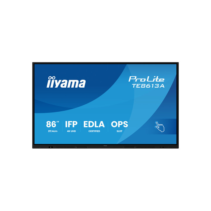 iiyama ProLite TE8613A-B3AG - 86" Categoria diagonale (85.6" visualizzabile) Display LCD retroilluminato a LED - segnaletica di