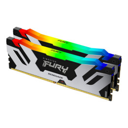 Kingston FURY Renegade RGB - DDR5 - kit - 96 GB: 2 x 48 GB - DIMM 288-PIN - 6400 MT/s / PC5-51200 - CL32 - 1.4 V - senza buffer