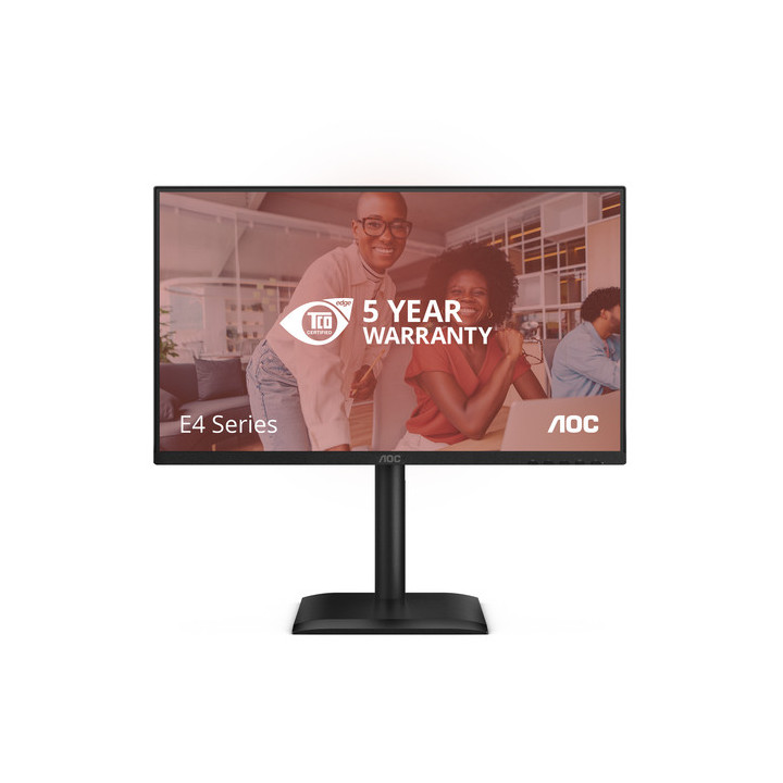 AOC 24E4CV - Monitor a LED - 24" (23.8" visualizzabile) - 1920 x 1080 Full HD (1080p) @ 120 Hz - IPS - 300 cd/m² - 1500:1 - 4 m