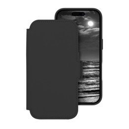 dbramante1928 Lynge - Flip cover per cellulare - Compatibilità MagSafe - mezzanotte - per Apple iPhone 17
