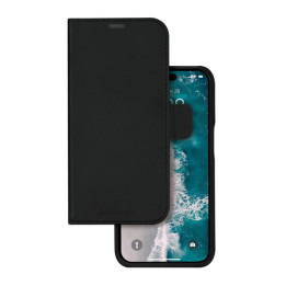 dbramante1928 Stockholm - Flip cover per cellulare - poliuretano (PU), plastica - nero - per Apple iPhone 13, 14, 15, 16e, 17e