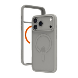 dbramante1928 Grenen Ultra - Cover posteriore per cellulare - RS - Compatibilità MagSafe - D3O, plastica - trasparente satinato