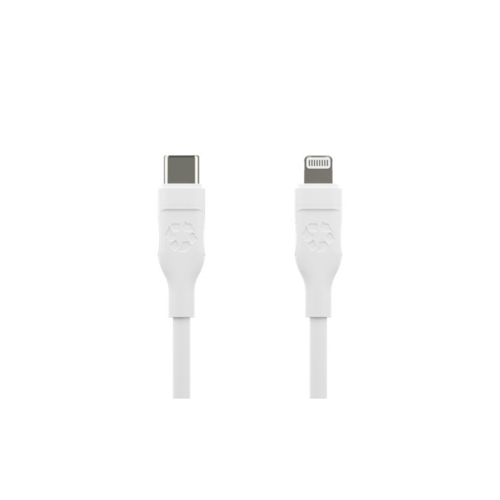 dbramante1928 re-charge - Cavo Lightning - USB-C maschio a Lightning maschio - 2 m - Certificato MFI - plastica riciclata al 10