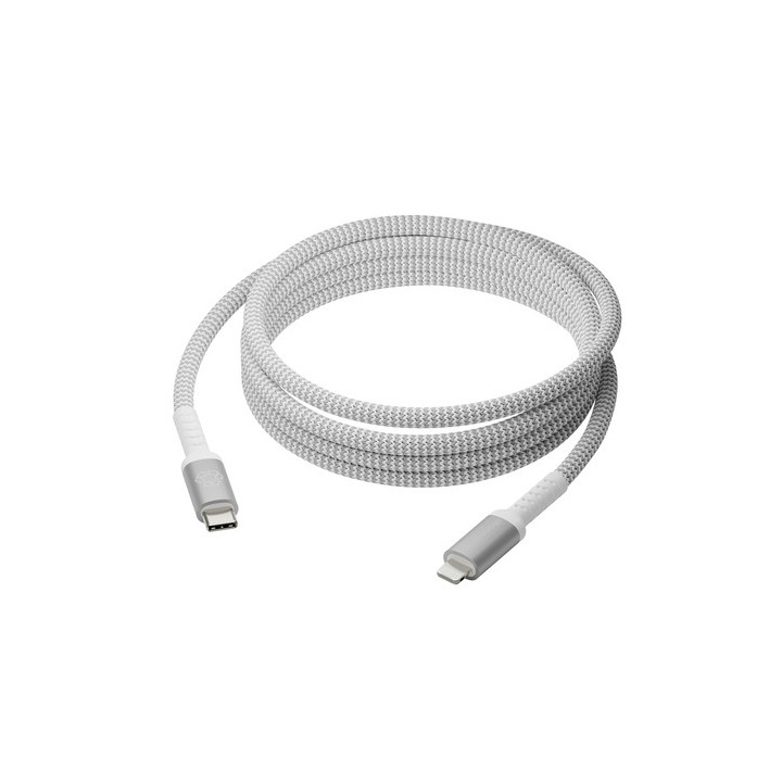 dbramante1928 re-charge - Cavo Lightning - USB-C maschio a Lightning maschio - 2.5 m - intrecciato, plastica riciclata al 100%