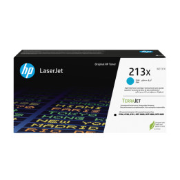 HP 213X - Alta resa - ciano - originale - LaserJet - cartuccia toner (W2131X) - per Color LaserJet Enterprise 6700, MFP 5800, M