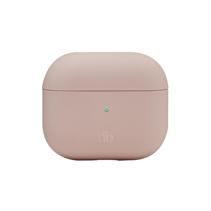 dbramante1928 Costa Rica - Custodia per auricolari wireless - plastica riciclata, silicone - sabbia rosa - per Apple AirPods (t