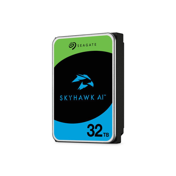 Seagate SkyHawk AI - HDD - 32 TB - interno - 3.5" - SATA 6Gb/s - buffer: 512 MB - con 3 anni Seagate Recupero dei dati di salva