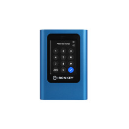 Kingston IronKey Vault Privacy 80 - SSD - crittografato - 960 GB - esterno (portatile) - USB 3.2 Gen 1 (USB-C connettore) - 256