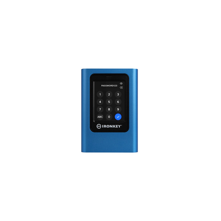 Kingston IronKey Vault Privacy 80 - SSD - crittografato - 960 GB - esterno (portatile) - USB 3.2 Gen 1 (USB-C connettore) - 256