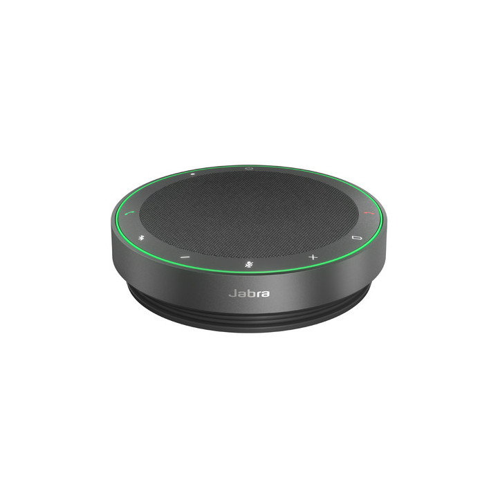 Jabra Speak2 75 UC - Vivavoce a mani libere - Bluetooth - senza fili, cablato - USB-A, USB-C - grigio scuro - Certificato per s