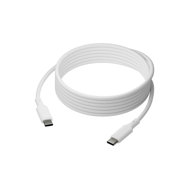 dbramante1928 IT - Cavo USB - USB-C (M) a USB-C (M) - 3 m - Alimentazione USB (100 W) - bianco
