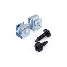 Startech Viti e Dadi con clip di fissaggio per Rack Server 10-32