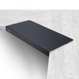 Startech - Porta tastiera e mouse angolare per scrivania - nero