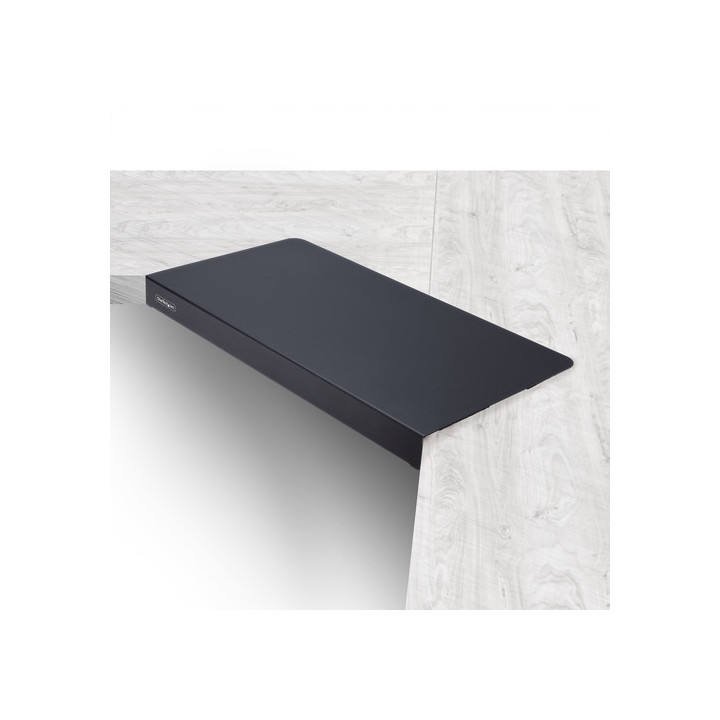 Startech - Porta tastiera e mouse angolare per scrivania - nero