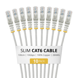 Startech - Cavo patch - RJ-45 (M) a RJ-45 (M) - 1 m - 3.6 mm