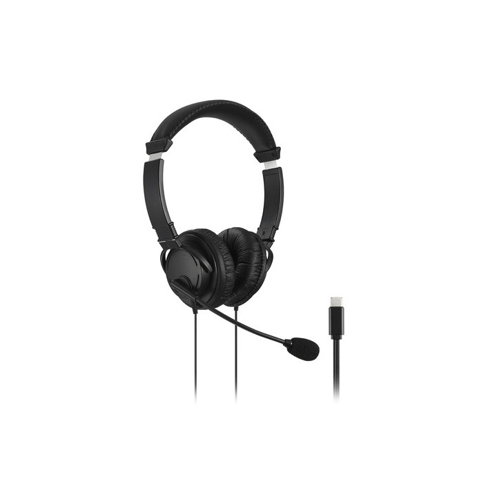 Kensington Hi-Fi USB-C Headphones with Mic - Cuffie con