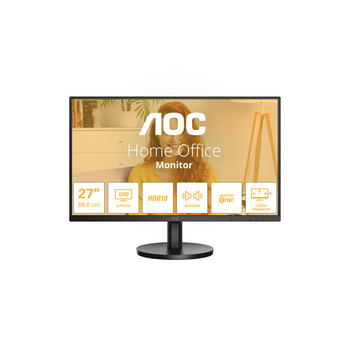 AOC U27B3A - Monitor a LED - 27" - 3840 x 2160 4K UHD (2160p) @