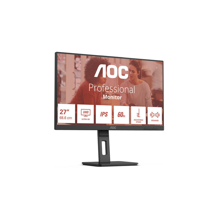 AOC Essential-line U27E3UF - Monitor a LED - 27" - 3840 x 2160