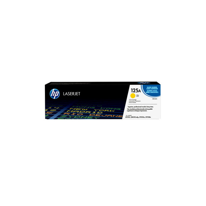 Toner giallo CB542A con ColorSphere 1,400 pag. per HP CLJ