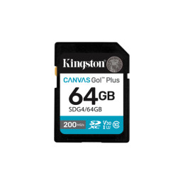 Kingston Canvas Go! Plus - Scheda di memoria flash - 64 GB