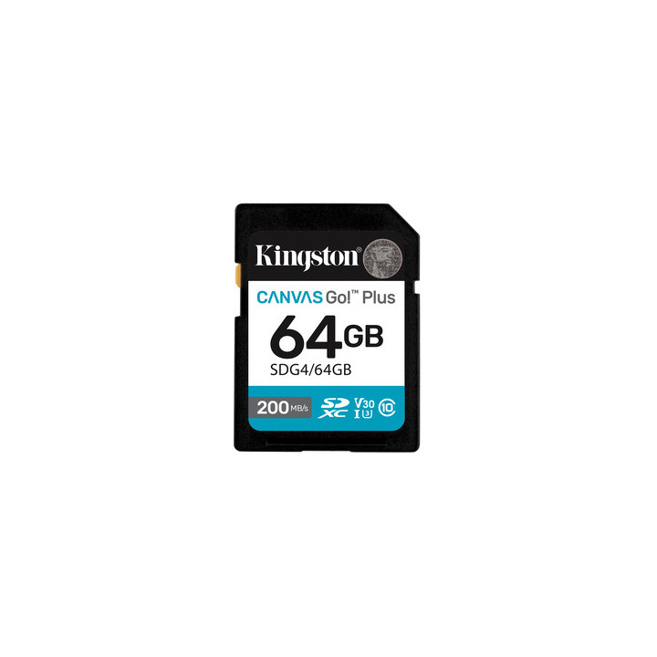 Kingston Canvas Go! Plus - Scheda di memoria flash - 64 GB