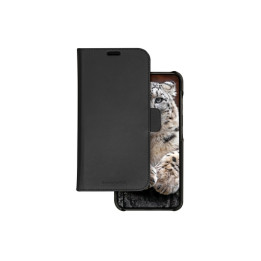 dbramante1928 Lynge - Flip cover per cellulare - pelle - nero