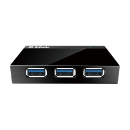 D-Link DUB 1340 - Hub - 4 x SuperSpeed USB 3.0 - desktop