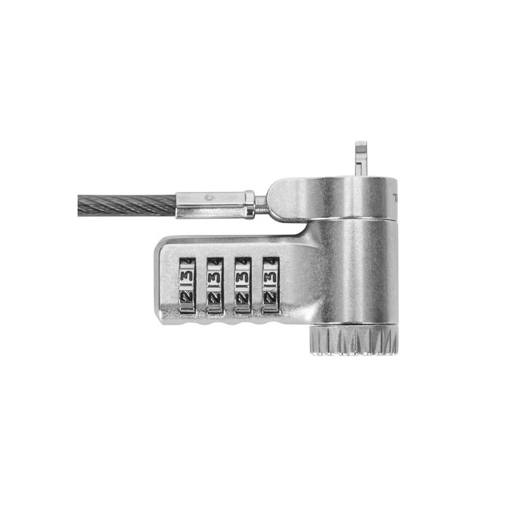 Targus DEFCON - Blocco cavo di sicurezza - argento - 2 m