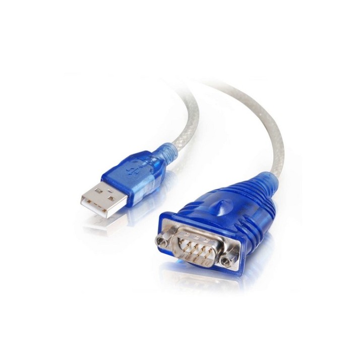 C2G USB to DB9 Serial Adapter Cable - Scheda seriale - USB - RS-232 - blu