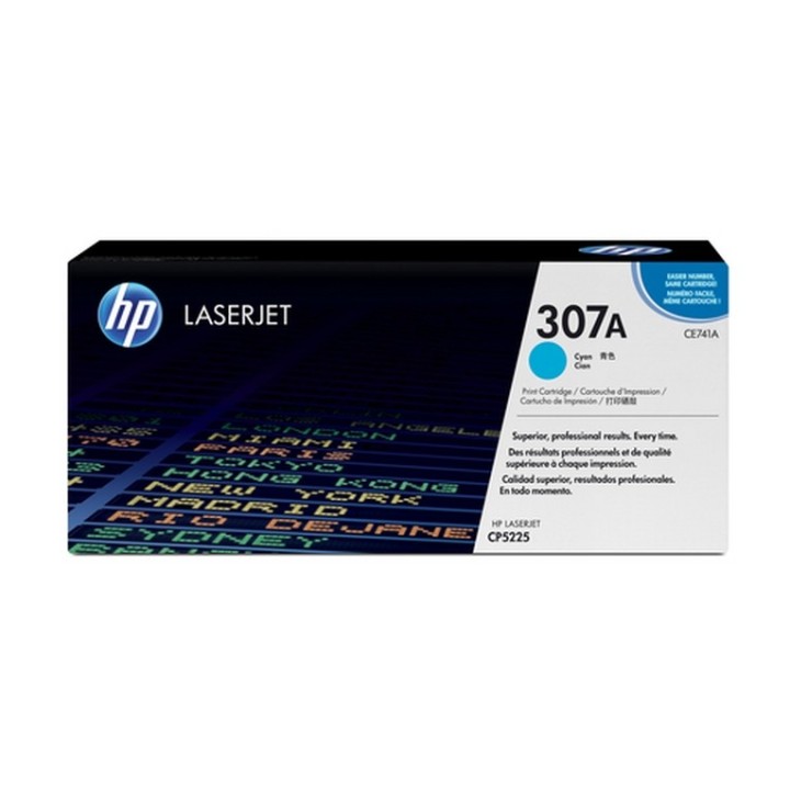 HP 307A - Ciano - originale - LaserJet - cartuccia toner (CE741A) - per Color La