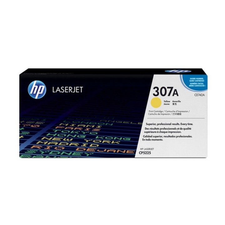 HP 307A - Giallo - originale - LaserJet - cartuccia toner (CE742A) - per Color L