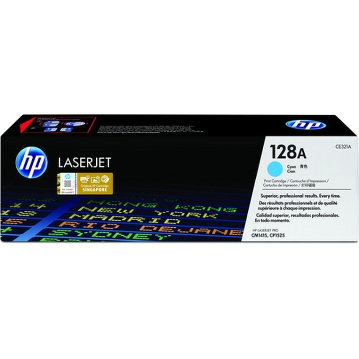HP 128A - Ciano - originale - LaserJet - cartuccia toner (CE321A) - per Color La
