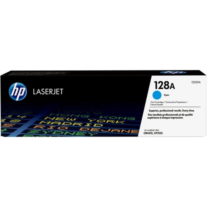 HP 128A - Ciano - originale - LaserJet - cartuccia toner (CE321A) - per Color La