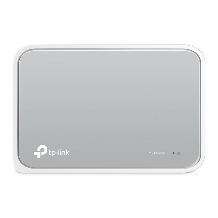 TP-Link TL-SF1005D 5-Port 10/100Mbps Desktop Switch - Switch - 5 x 10/100 - desk