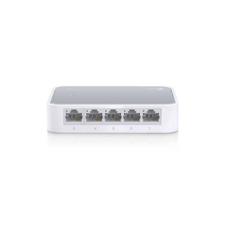 TP-Link TL-SF1005D 5-Port 10/100Mbps Desktop Switch - Switch - 5 x 10/100 - desk