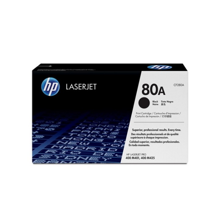 HP 80A - Nero - originale - LaserJet - cartuccia toner (CF280A) - per LaserJet P