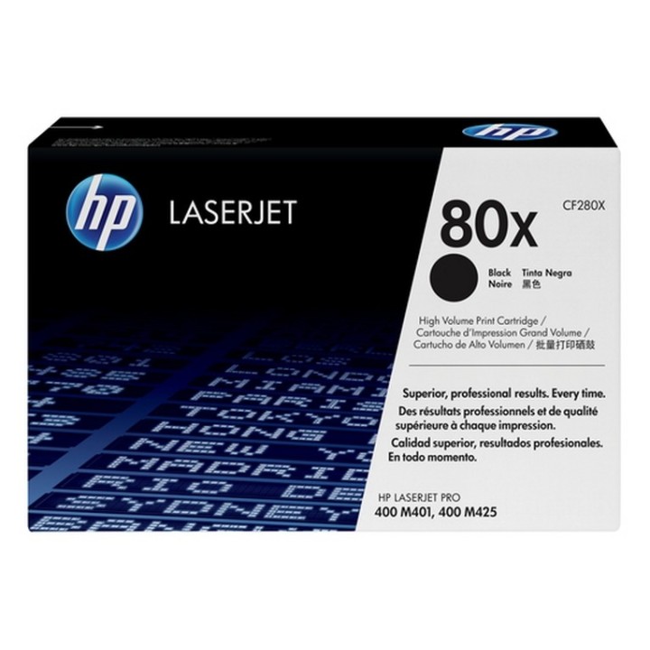 HP 80X - Alta resa - nero - originale - LaserJet - cartuccia toner (CF280X) - pe