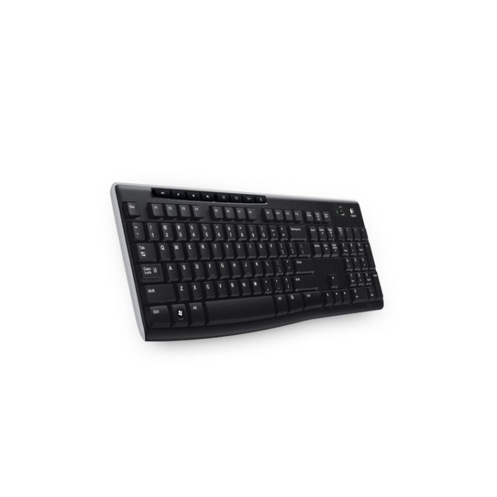 Logitech Wireless Keyboard K270 - Tastiera - senza fili - 2.4 GHz - USA/Europa