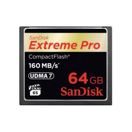 SanDisk Extreme Pro - Scheda di memoria flash - 64 GB - CompactFlash (SDCFXPS-064G-X46)