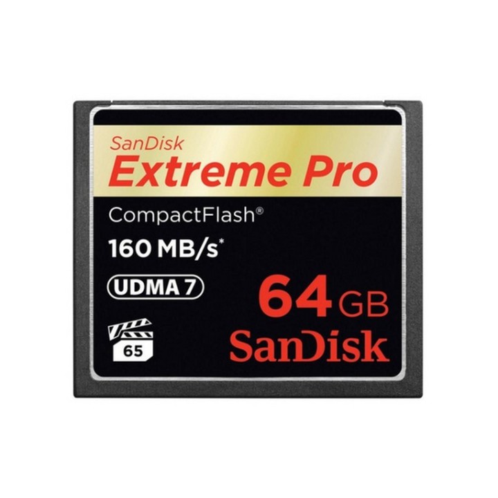 SanDisk Extreme Pro - Scheda di memoria flash - 64 GB - CompactFlash (SDCFXPS-064G-X46)