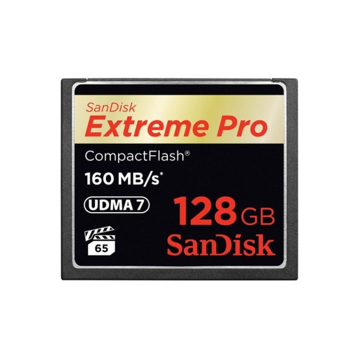 SanDisk Extreme Pro - Scheda di memoria flash - 128 GB - CompactFlash (SDCFXPS-128G-X46)